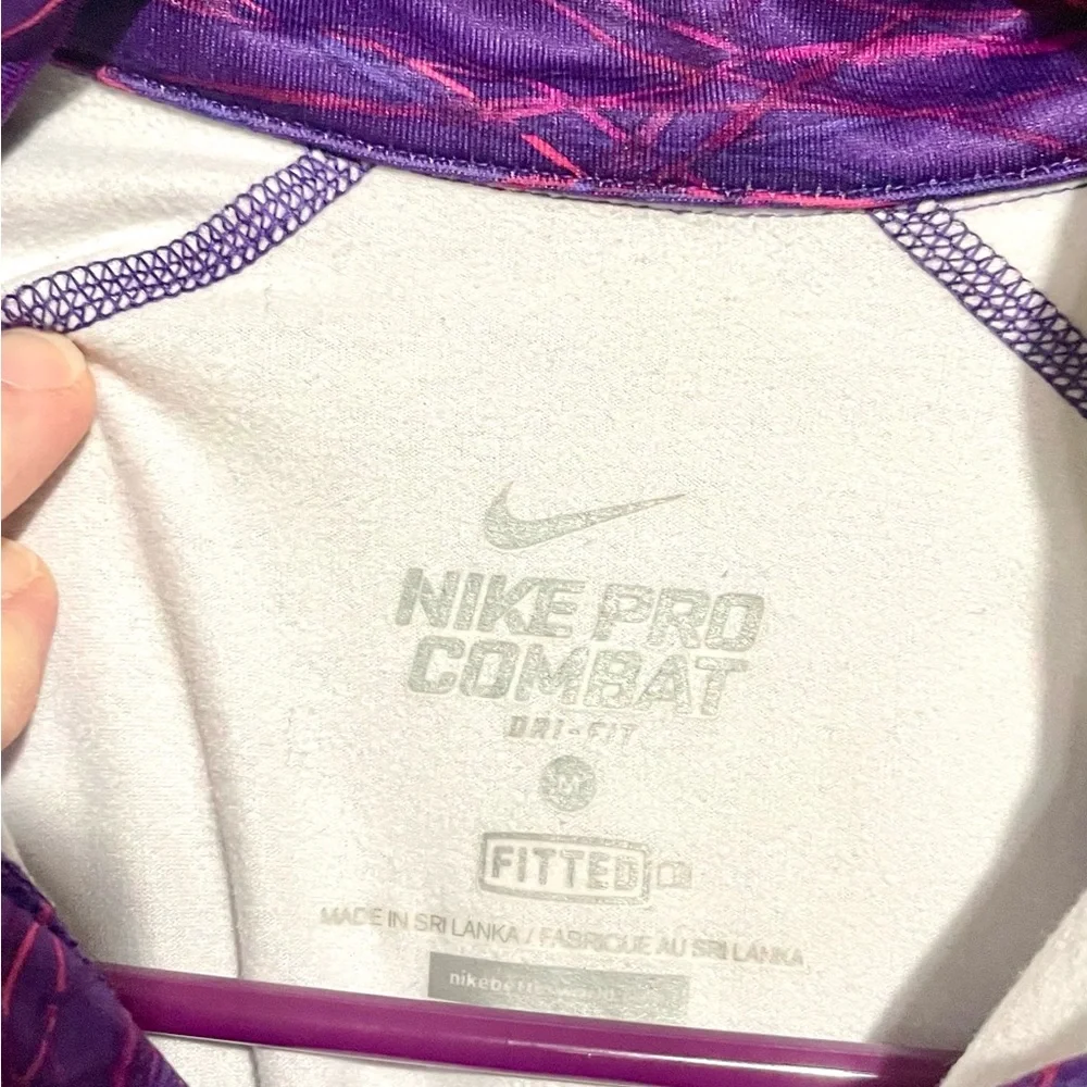 Nike Pro Combat Thermalfit Pullover Athletic Workout Gym Running Size M - Picture 5 of 6